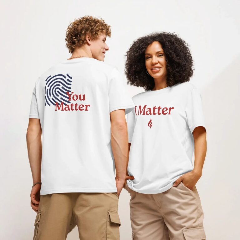 Wearable worth: a simple shirt that says you matter